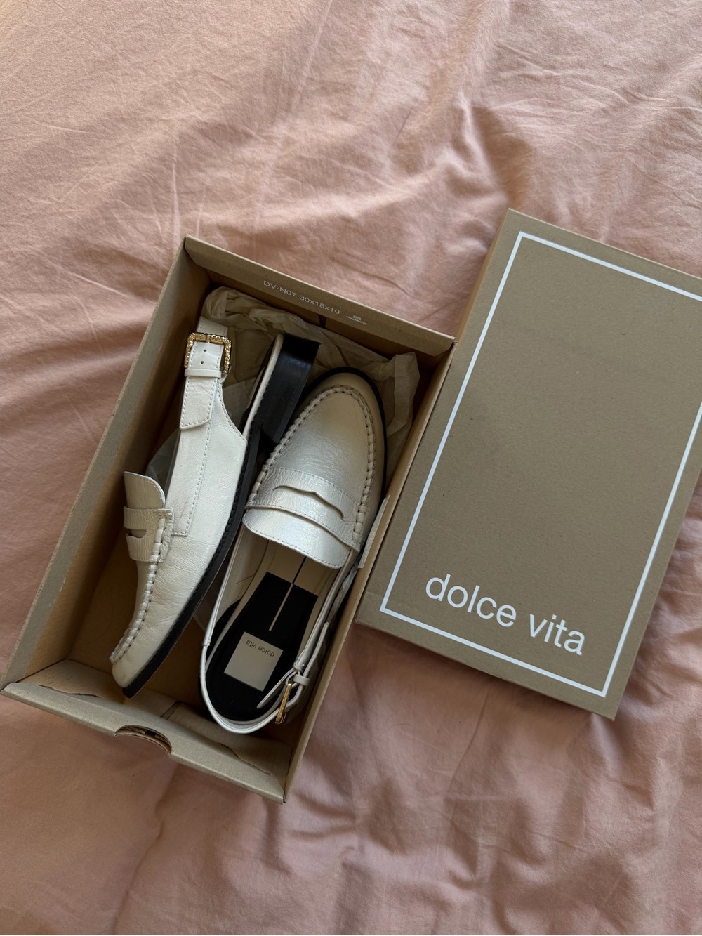Dolce Vita loafer sling backs